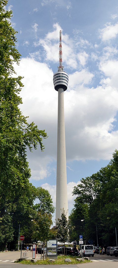 Het Fernsehturm toren van Stuttgart